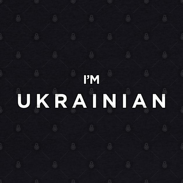 I'm Ukrainian the President Volodymyr Zelensky shirt by Scud"